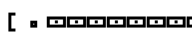 [.squarepusherv3.5.] font preview
