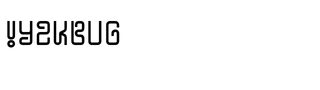 !Y2KBUG font preview