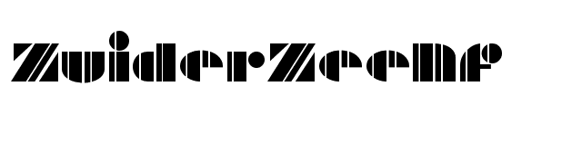 ZuiderZeeNF font preview