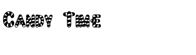 Candy Time font preview
