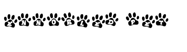 Ennobled Pet font preview