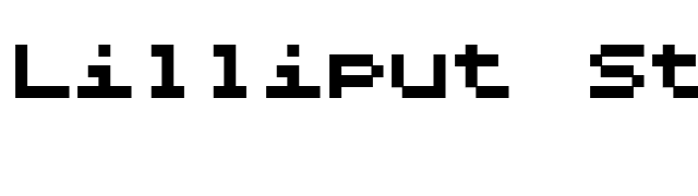 Lilliput Steps font preview