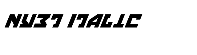 Nyet Italic font preview
