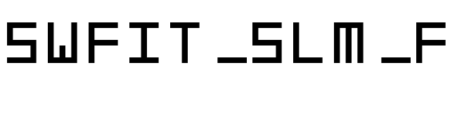 swfit_slm_fw font preview