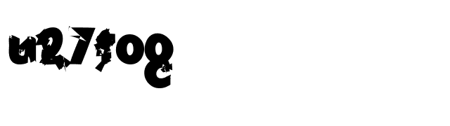 u27fog font preview