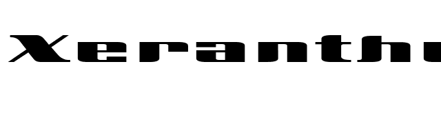 Xeranthemum font preview